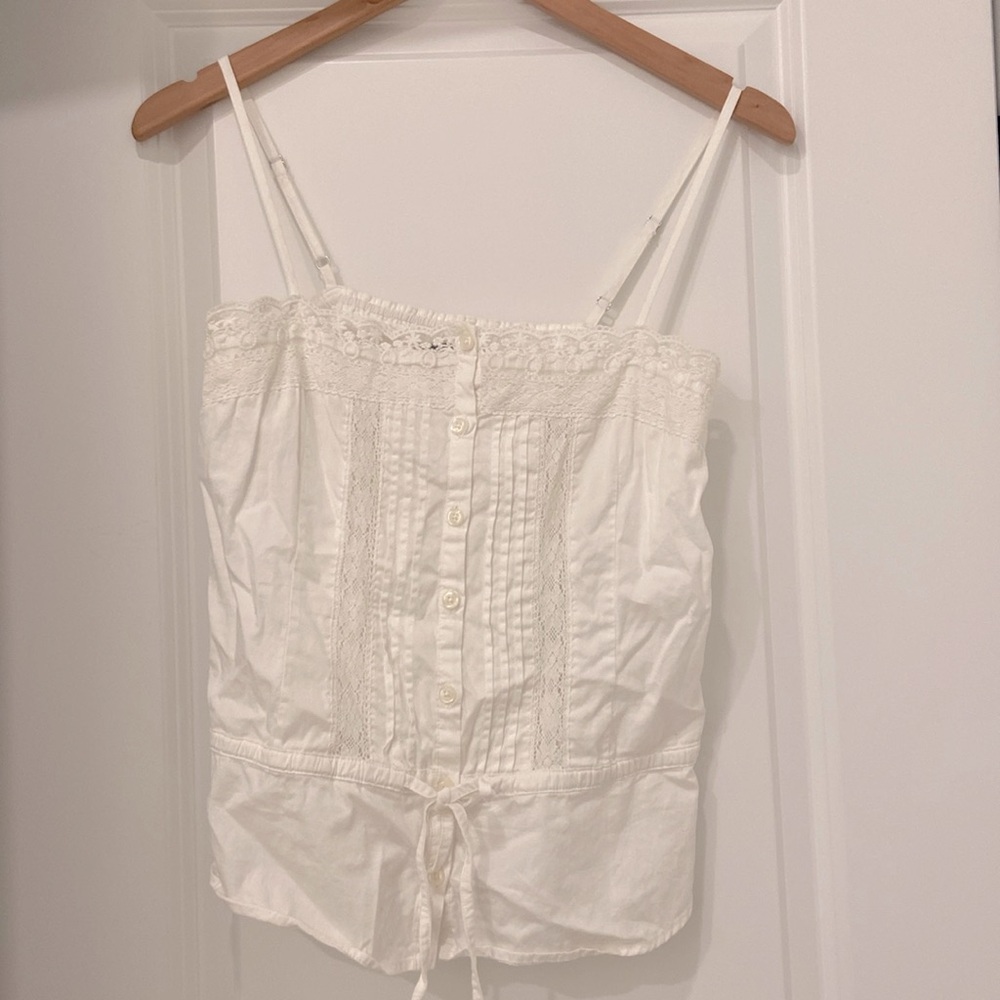 Brandy Melville Lace Trim Top